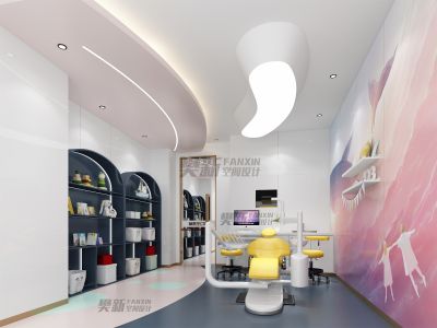 林医生口腔诊所-220㎡-现代风效果图