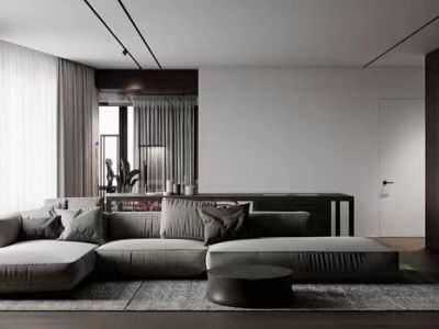 万象新园-123㎡-简约风效果图