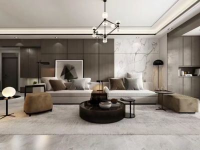 万象新园-140㎡-港式风效果图