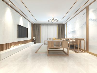 北辰香林170平米日式简约四室两厅装修案例