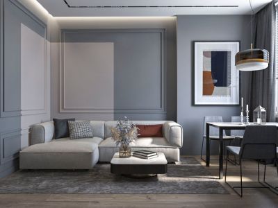 建兴家园-88㎡-现代风效果图