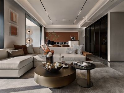 柏庄观邸-165㎡-现代风效果图