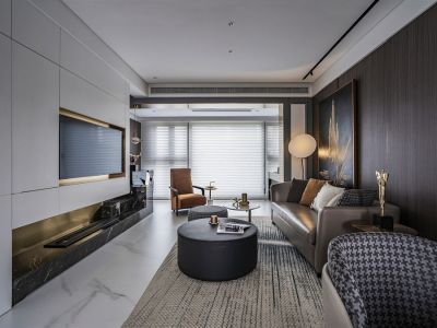 恩达国际-108㎡-现代风效果图