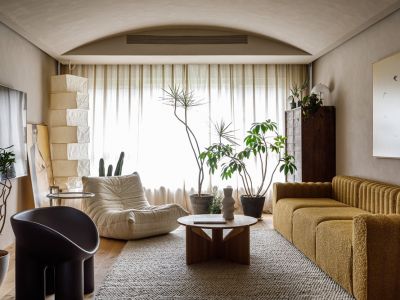 万德福园-88㎡-复古风效果图