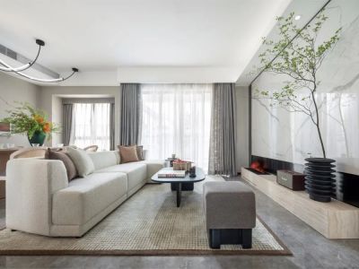 上和·海悦府-105㎡-简约风效果图