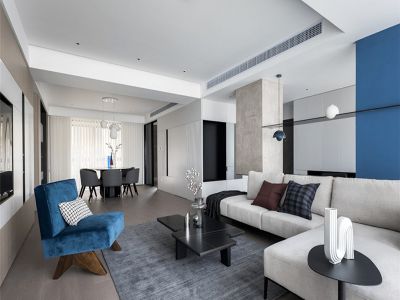 丰园小区-148㎡-现代风效果图