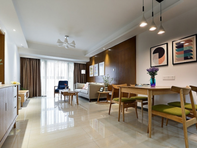 泰鑫东望府-107㎡-北欧风效果图