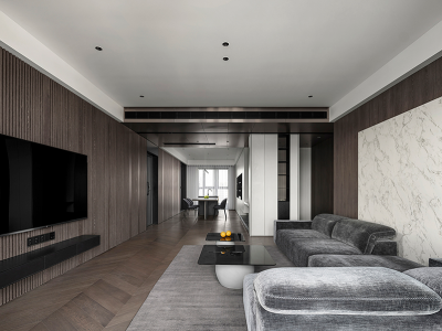 万德福园-120㎡-现代风效果图