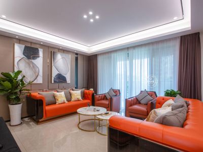 兴业盛世华府一期-129㎡-轻奢风效果图