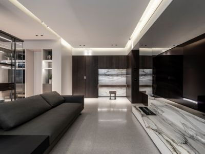 北辰新都-128㎡-轻奢风效果图