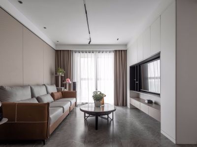 宏跃·公园里-118㎡-现代风效果图