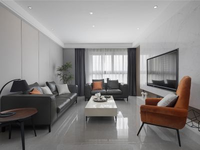 翰林府邸-116㎡-现代风效果图