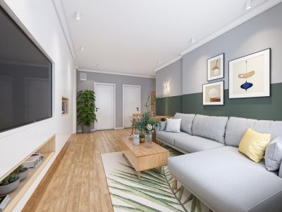 德瑞·锦绣华府-119㎡-北欧风效果图