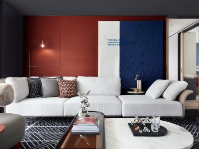 长涛新世纪-95㎡-混搭风效果图