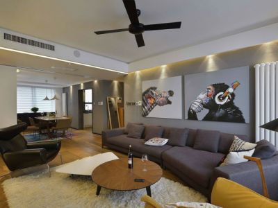 中央华府-110㎡-简约风效果图