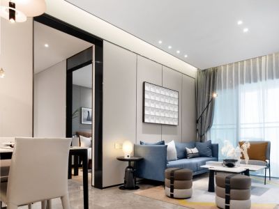 温泉新村-98㎡-现代风效果图