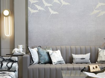 银盛泰星河城125平三居室现代装修案例-125㎡-现代风效果图