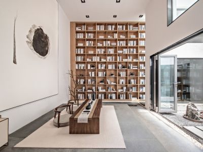 皇山华府118平三居室现代装修案例-118㎡-现代风效果图