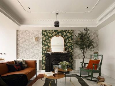 银盛泰星河城120平方三居室田园装修案例-120㎡-绚丽风效果图