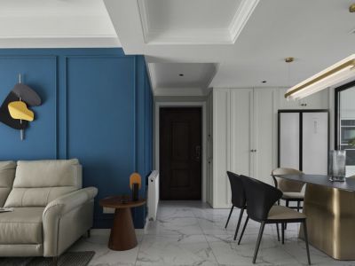 天正中央大街-128㎡-美式风效果图