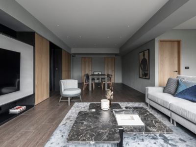 皇家学府-120㎡-现代风效果图