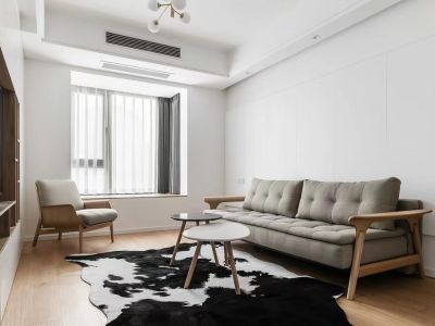 中达宜居荷苑-100㎡-现代风效果图