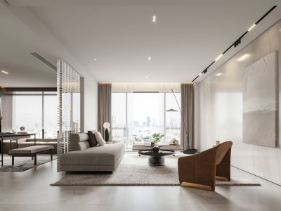 万象世纪-198㎡-现代风效果图