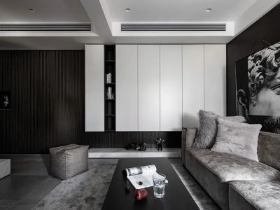 温泉新都孔雀城-137㎡-现代风效果图