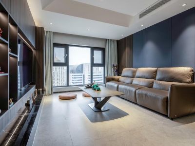 港都月光城-98㎡-现代风效果图