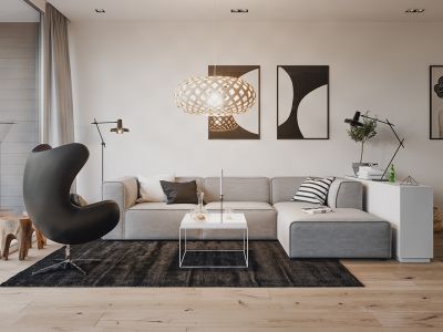 东晋桃源缙福源-102㎡-北欧风效果图