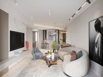 海璟国际-78㎡-简约风效果图