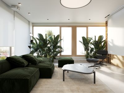 天朗御湖-112㎡-简约风效果图