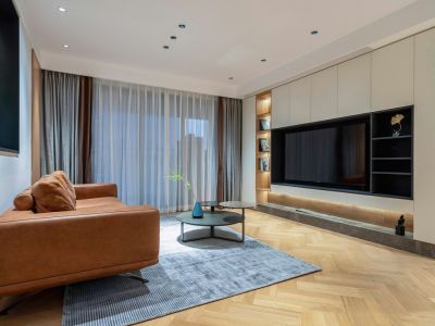 巴中碧桂园-136㎡-现代风效果图