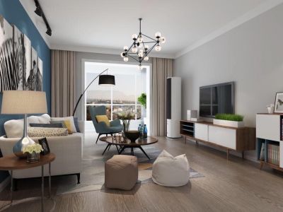 万景荔枝湾-110㎡-现代风效果图