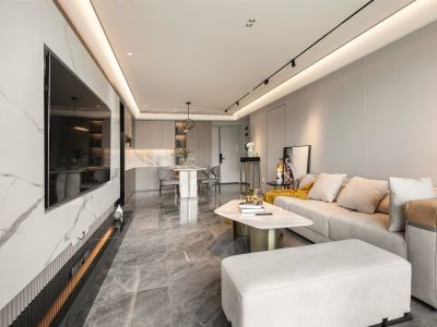 平昌金域华府-115㎡-现代风效果图