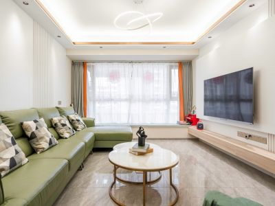 北宸阳光-132㎡-现代风效果图