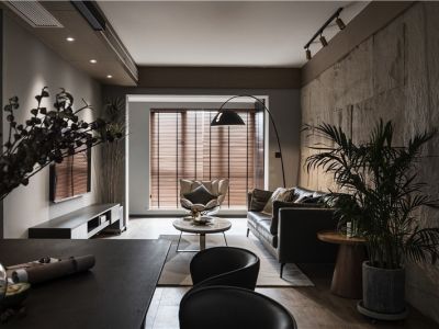 兰顿经典-99㎡-极简风效果图