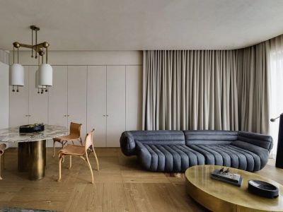 远洋尚东万和-136㎡-现代风效果图