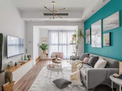 易科·魅力航都-95㎡-北欧风效果图