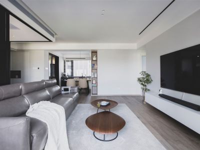 湖滨一号-114㎡-现代风效果图