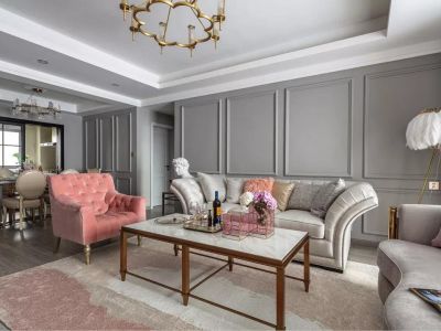 世贸广场-117㎡-欧式风效果图