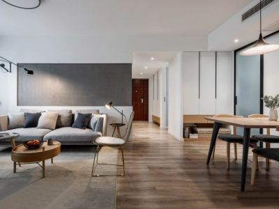 广益绿景逸苑-88㎡-现代风效果图