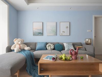 上湖郡-95㎡-北欧风效果图