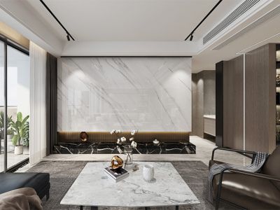 阳光城青山湖大境-126㎡-现代风效果图