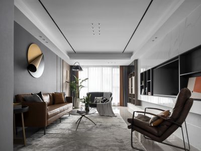 新力雅园-110㎡-现代风效果图