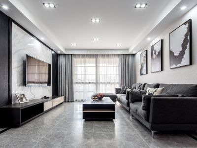 美居丽景园-114㎡-简约风效果图