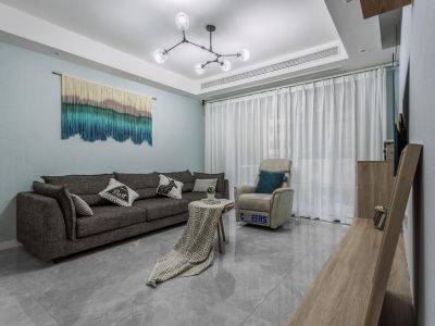 通胜德小区-108㎡-北欧风效果图