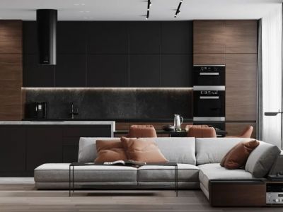 東方玉蘭花園-122㎡-现代风效果图