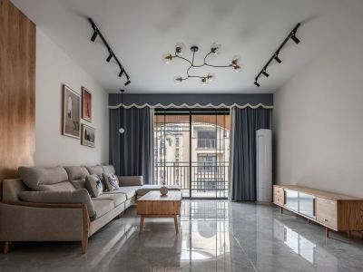 张铁家园142平米日式三居装修案例