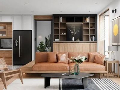 中央香榭-94㎡-现代风效果图